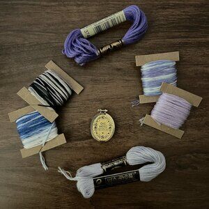 Magnetic Needle Minder With Embroidery Floss Bundle